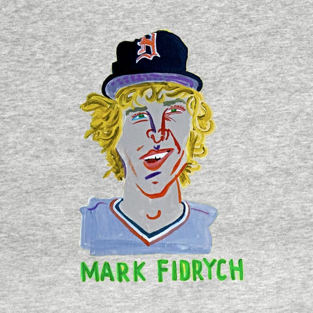 Mark Fidrych by SPINADELIC